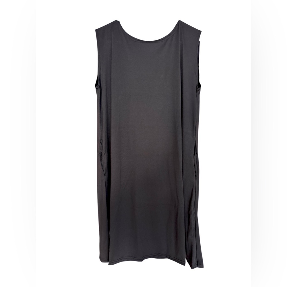 NWT AD Black Coverup Dress with Pockets Size 2XL